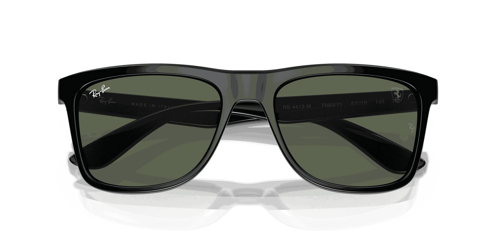 [Dark Green Lenses, Polished Black Frame]