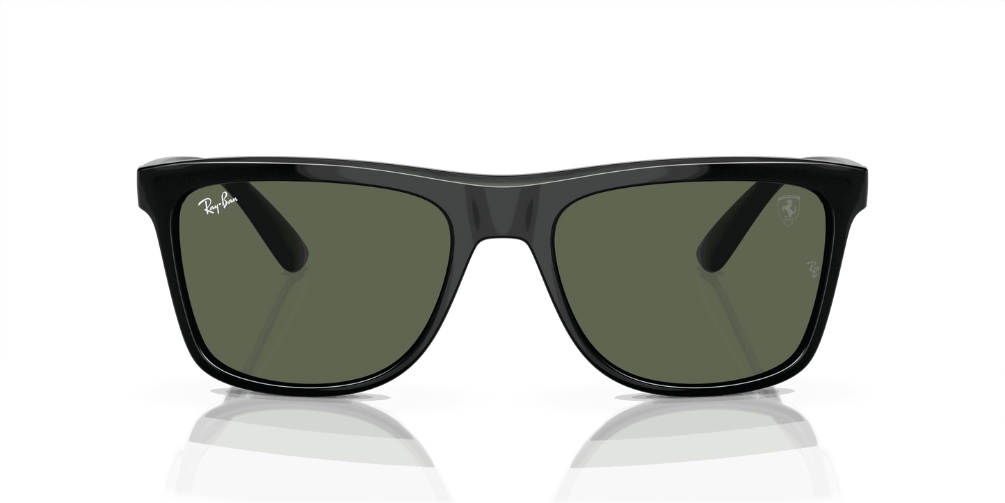 [Dark Green Lenses, Polished Black Frame]