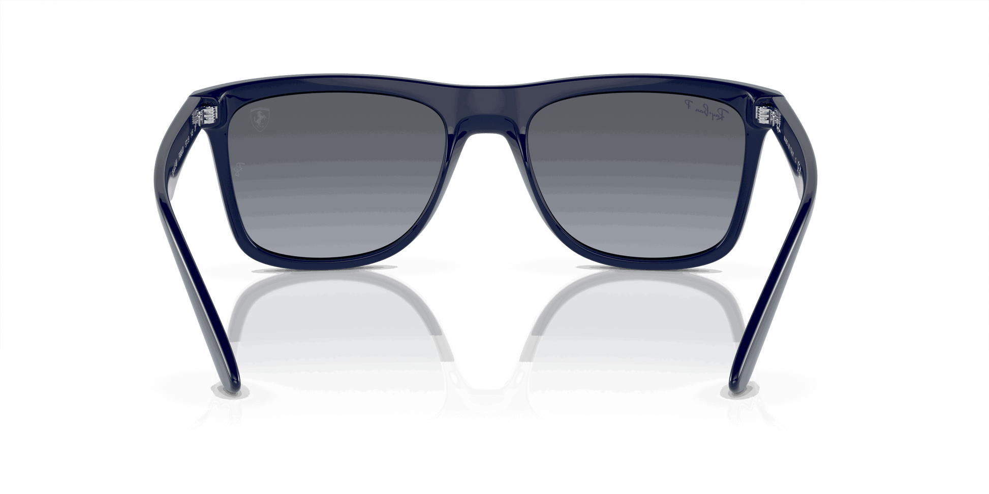 [Blue/Gold Lenses, Polished Blue Frame]