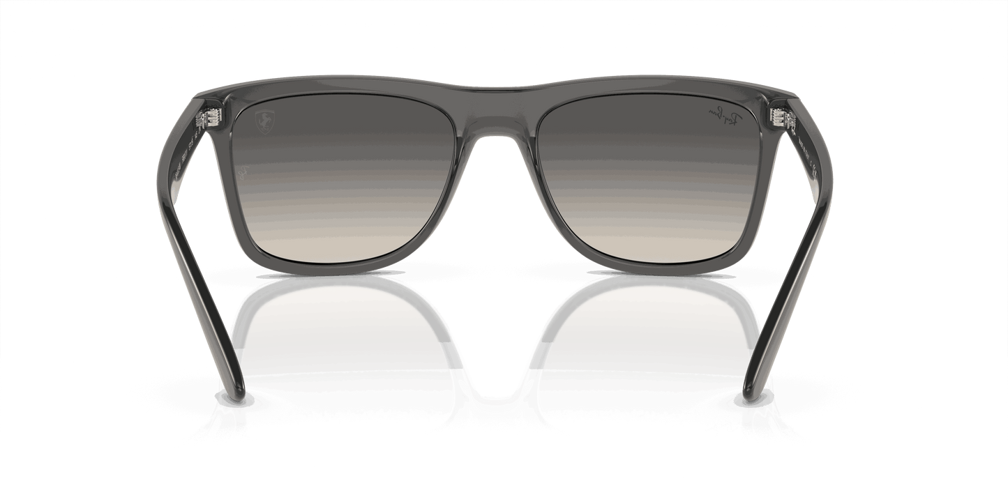 [Grey Lenses, Polished Transparent Grey Frame]