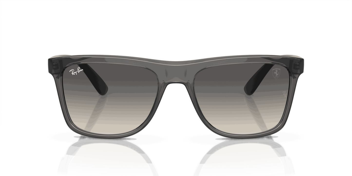 [Grey Lenses, Polished Transparent Grey Frame]