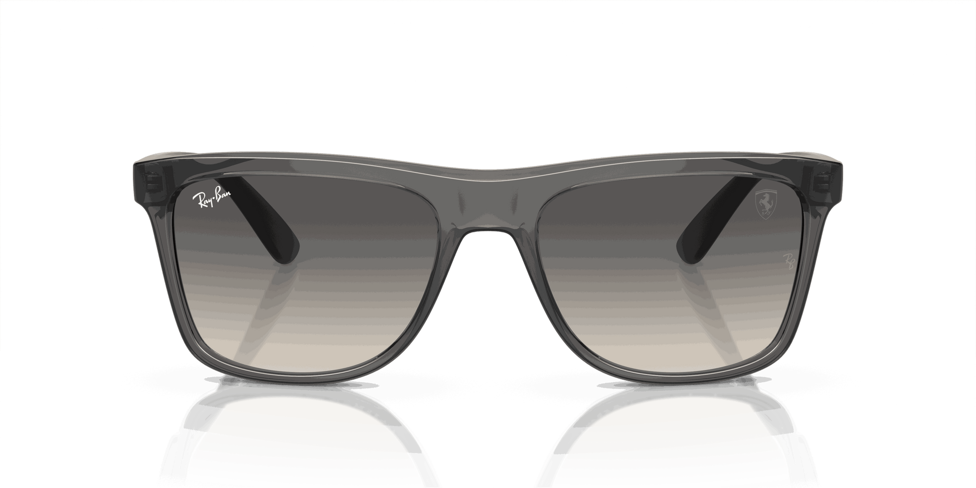 [Grey Lenses, Polished Transparent Grey Frame]