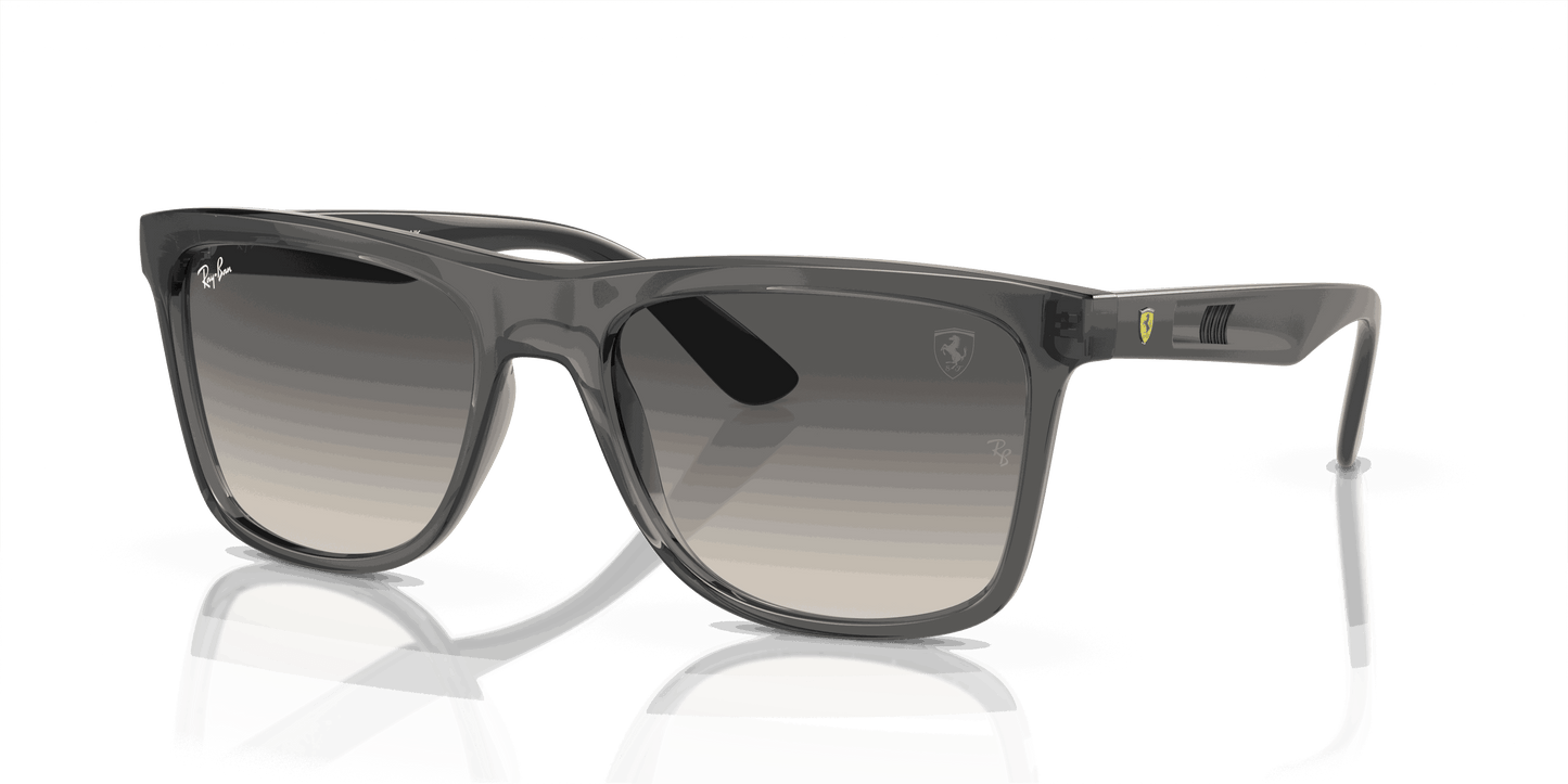 [Grey Lenses, Polished Transparent Grey Frame]
