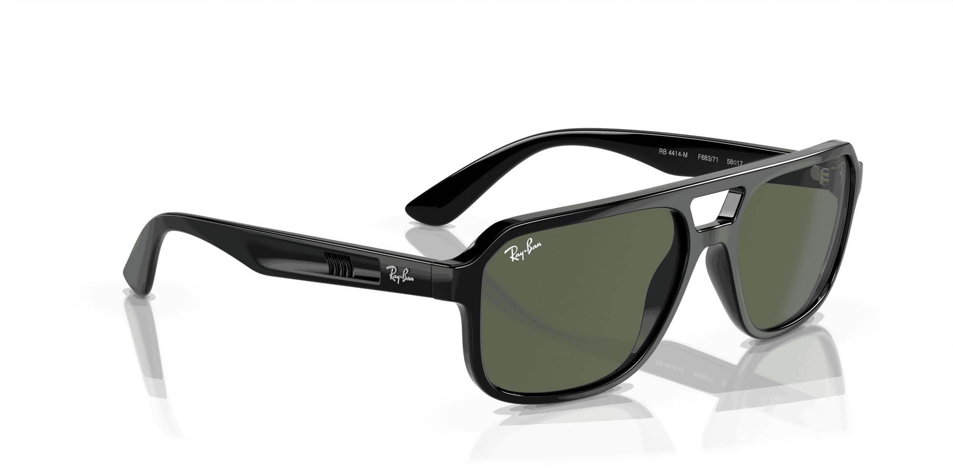[Dark Green Lenses, Polished Black Frame]