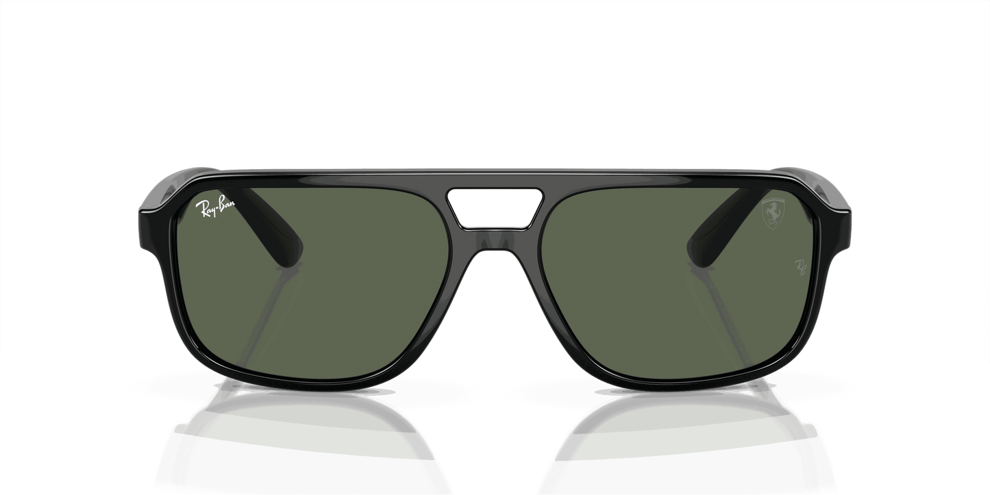 [Dark Green Lenses, Polished Black Frame]