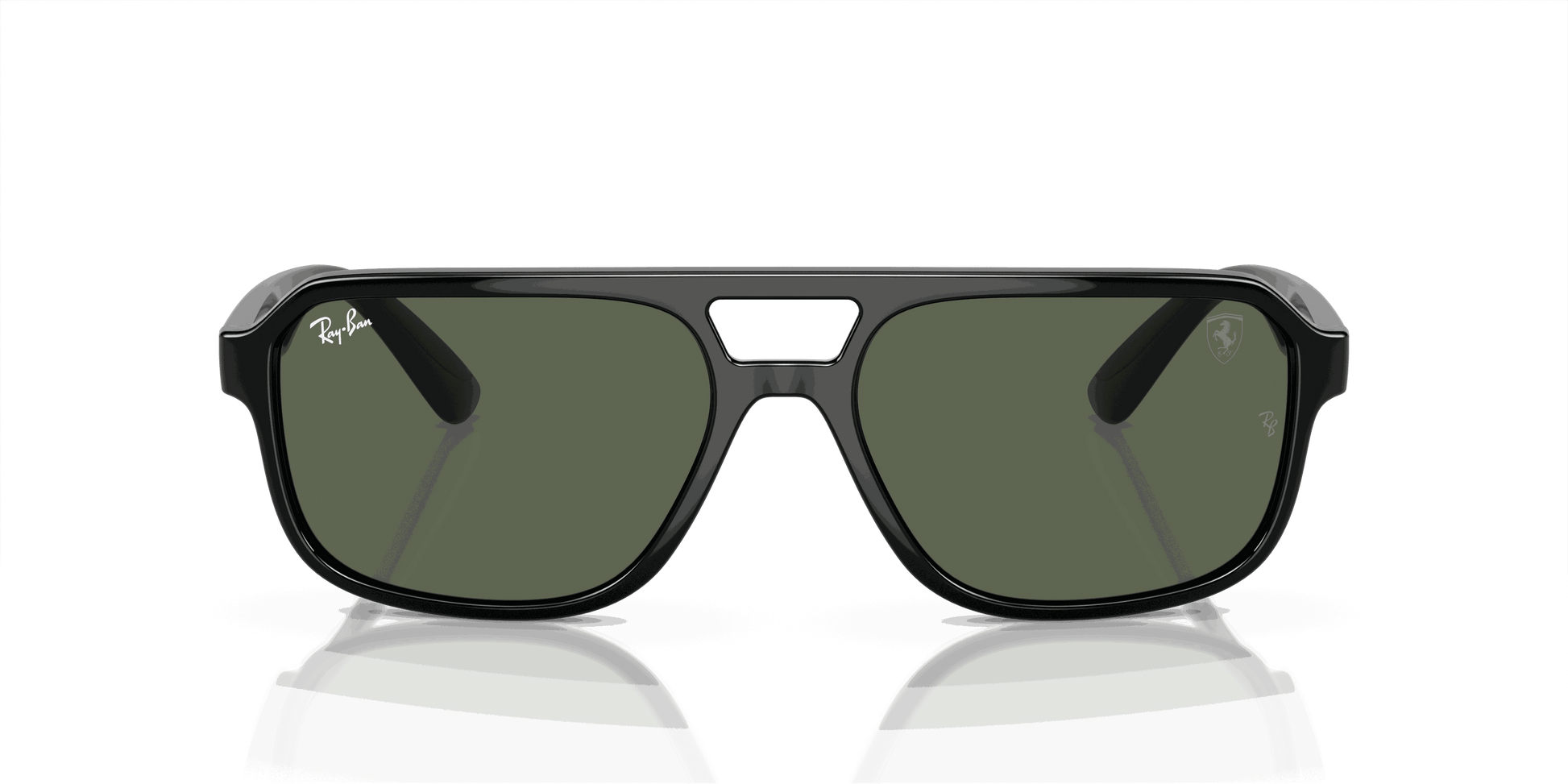 [Dark Green Lenses, Polished Black Frame]