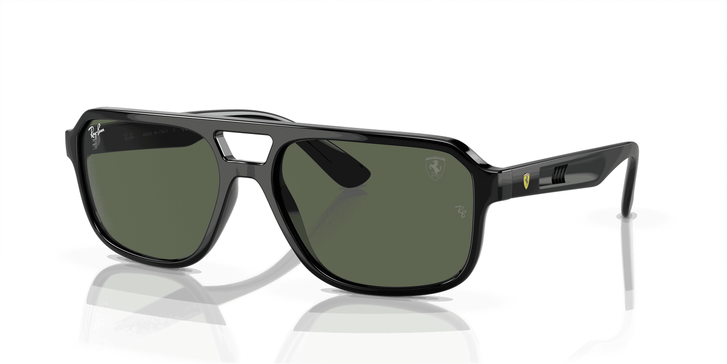 [Dark Green Lenses, Polished Black Frame]