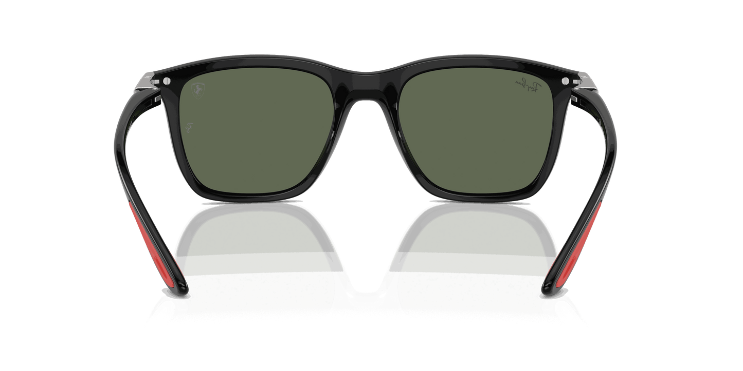 [Dark Green Lenses, Polished Black Frame]