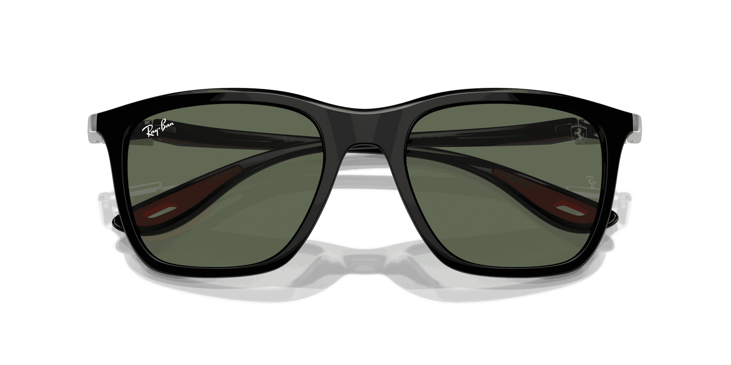 [Dark Green Lenses, Polished Black Frame]