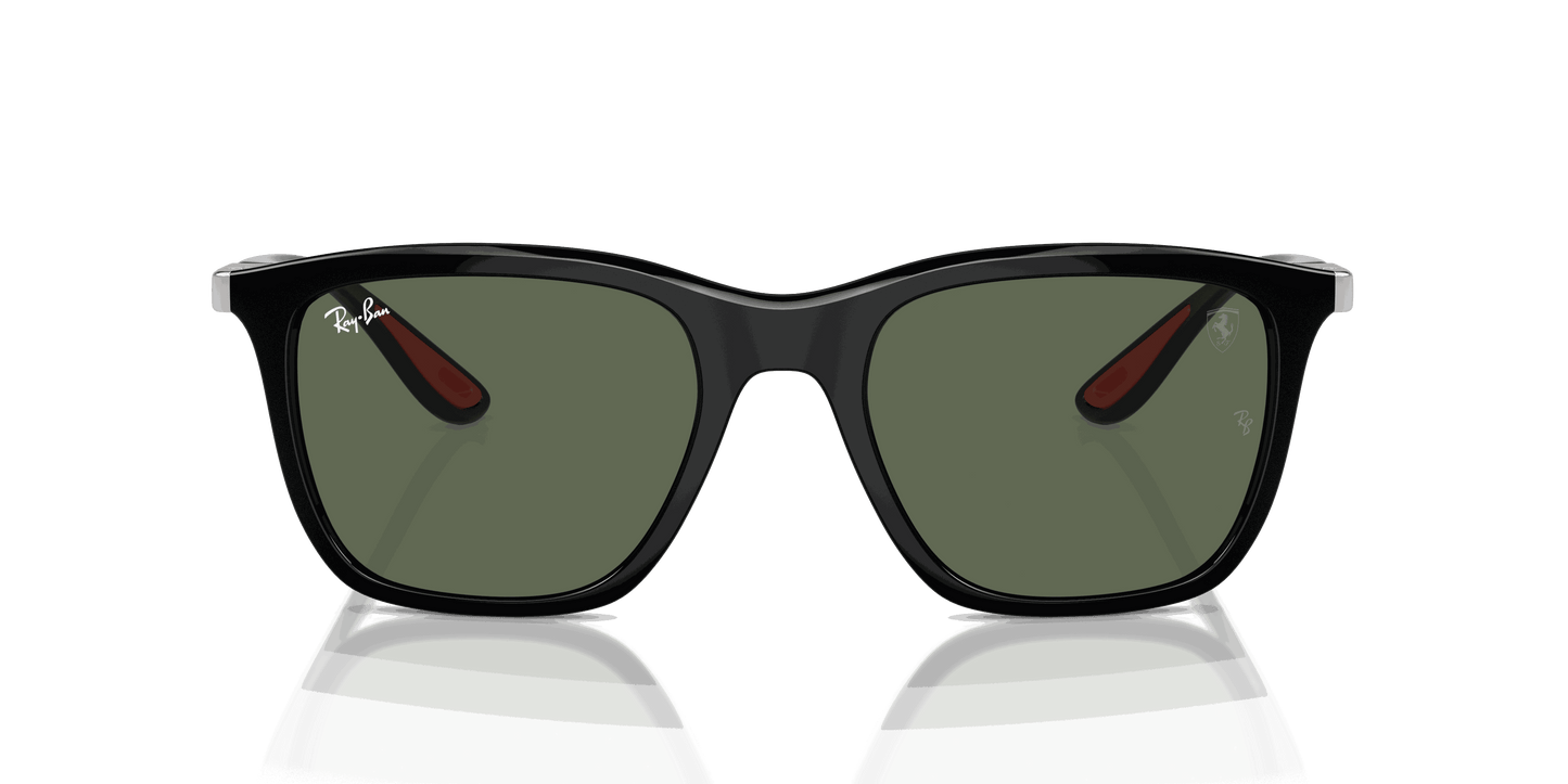 [Dark Green Lenses, Polished Black Frame]
