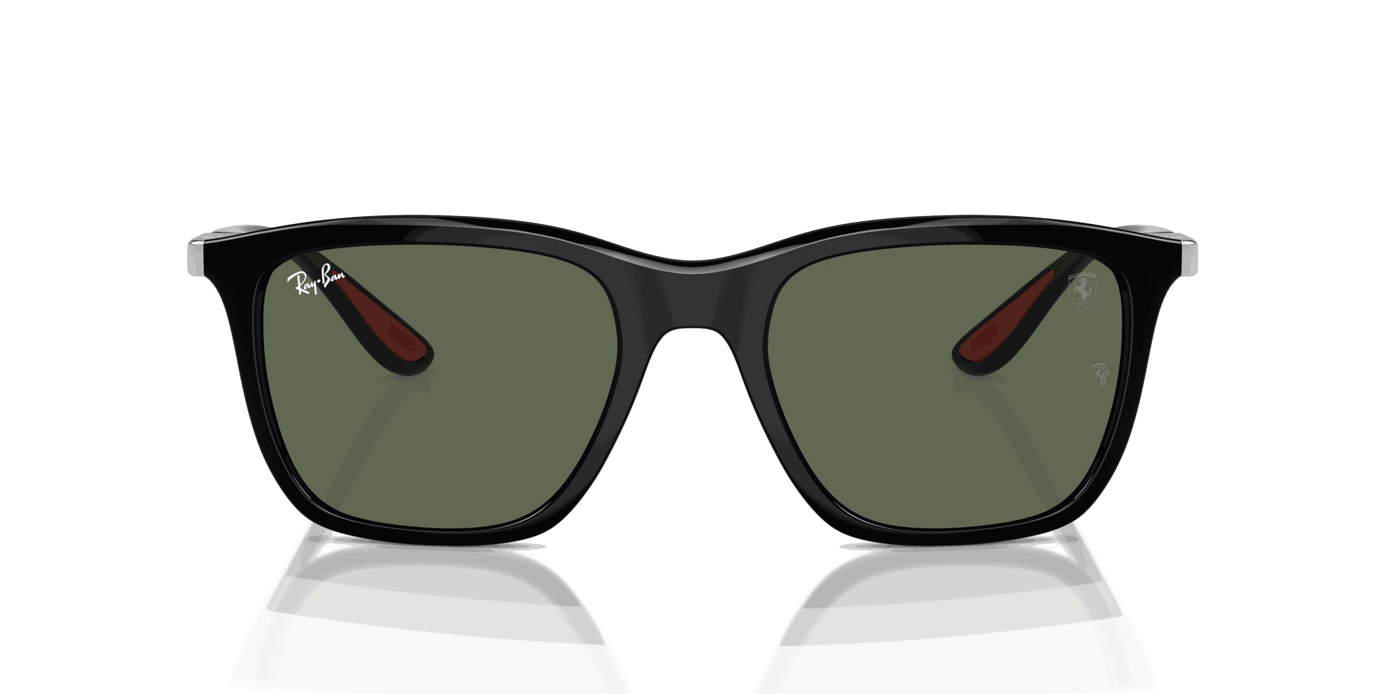 [Dark Green Lenses, Polished Black Frame]