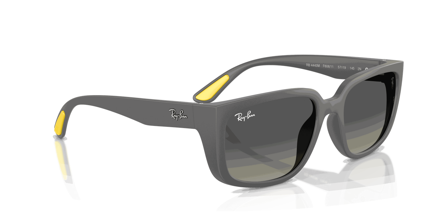 [Light Grey Gradient Lenses, Matte Grey Frame]