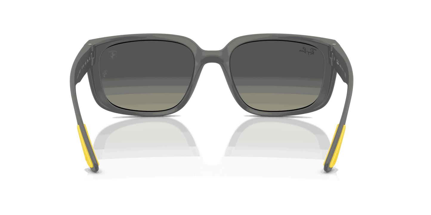 [Light Grey Gradient Lenses, Matte Grey Frame]