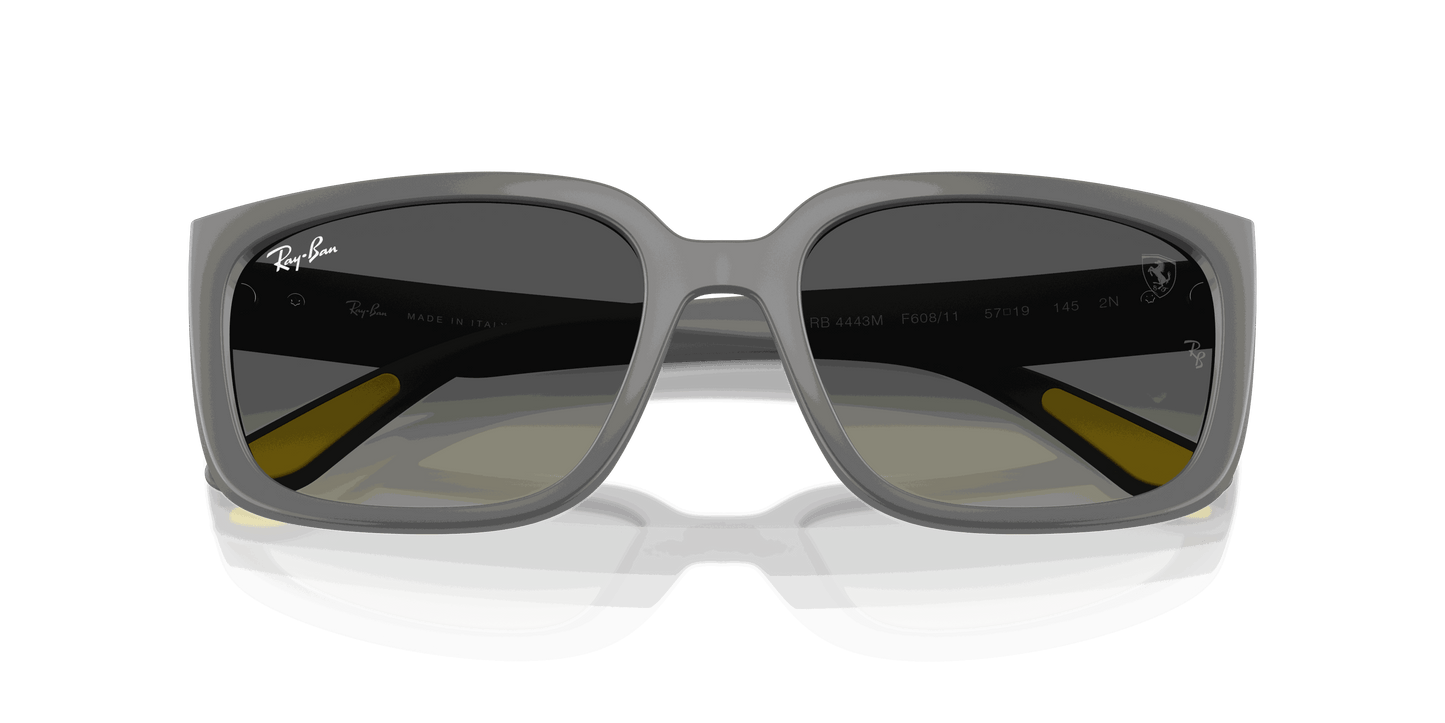 [Light Grey Gradient Lenses, Matte Grey Frame]