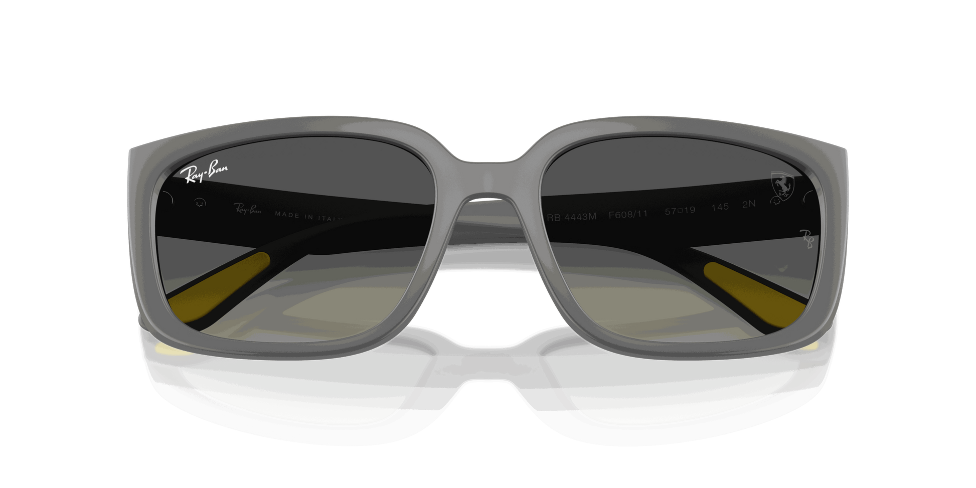 [Light Grey Gradient Lenses, Matte Grey Frame]