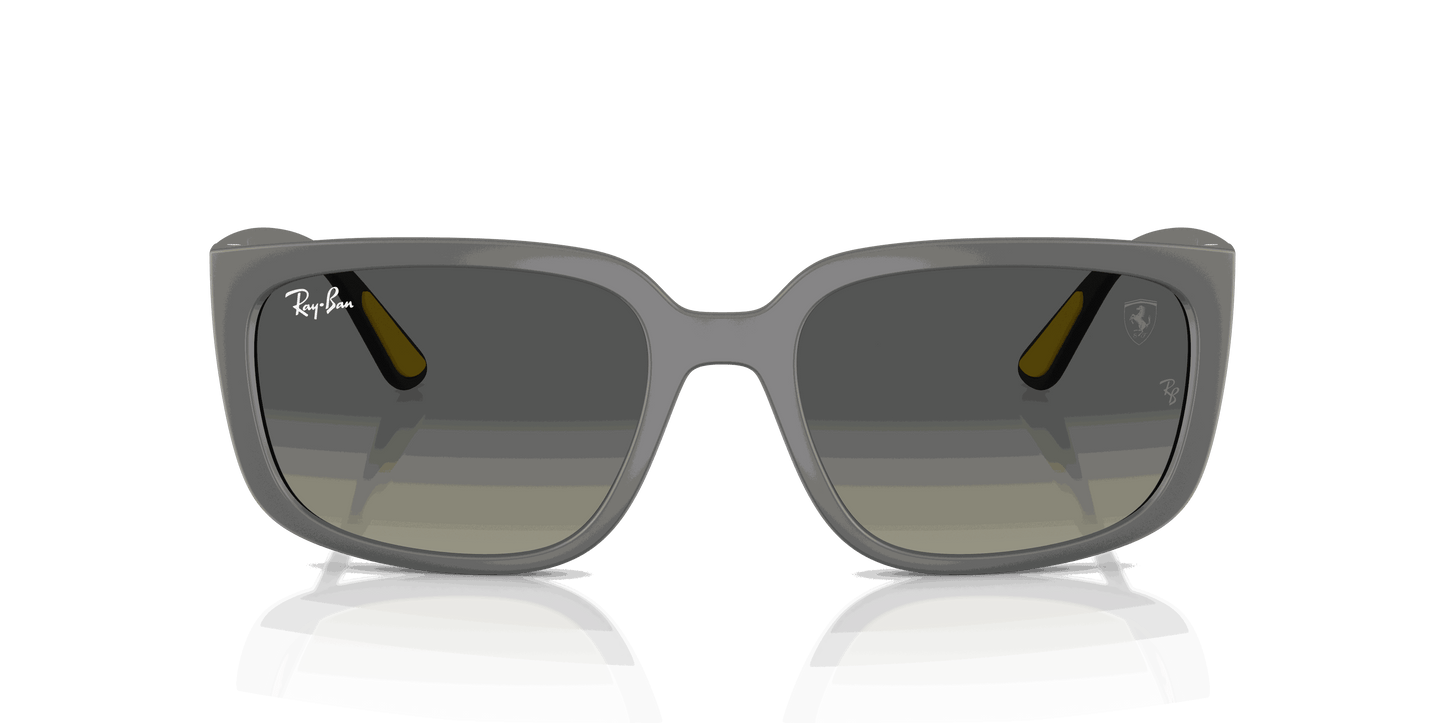 [Light Grey Gradient Lenses, Matte Grey Frame]