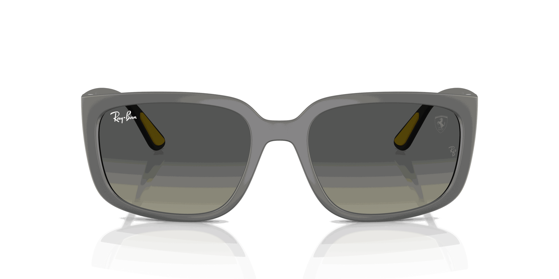 [Light Grey Gradient Lenses, Matte Grey Frame]