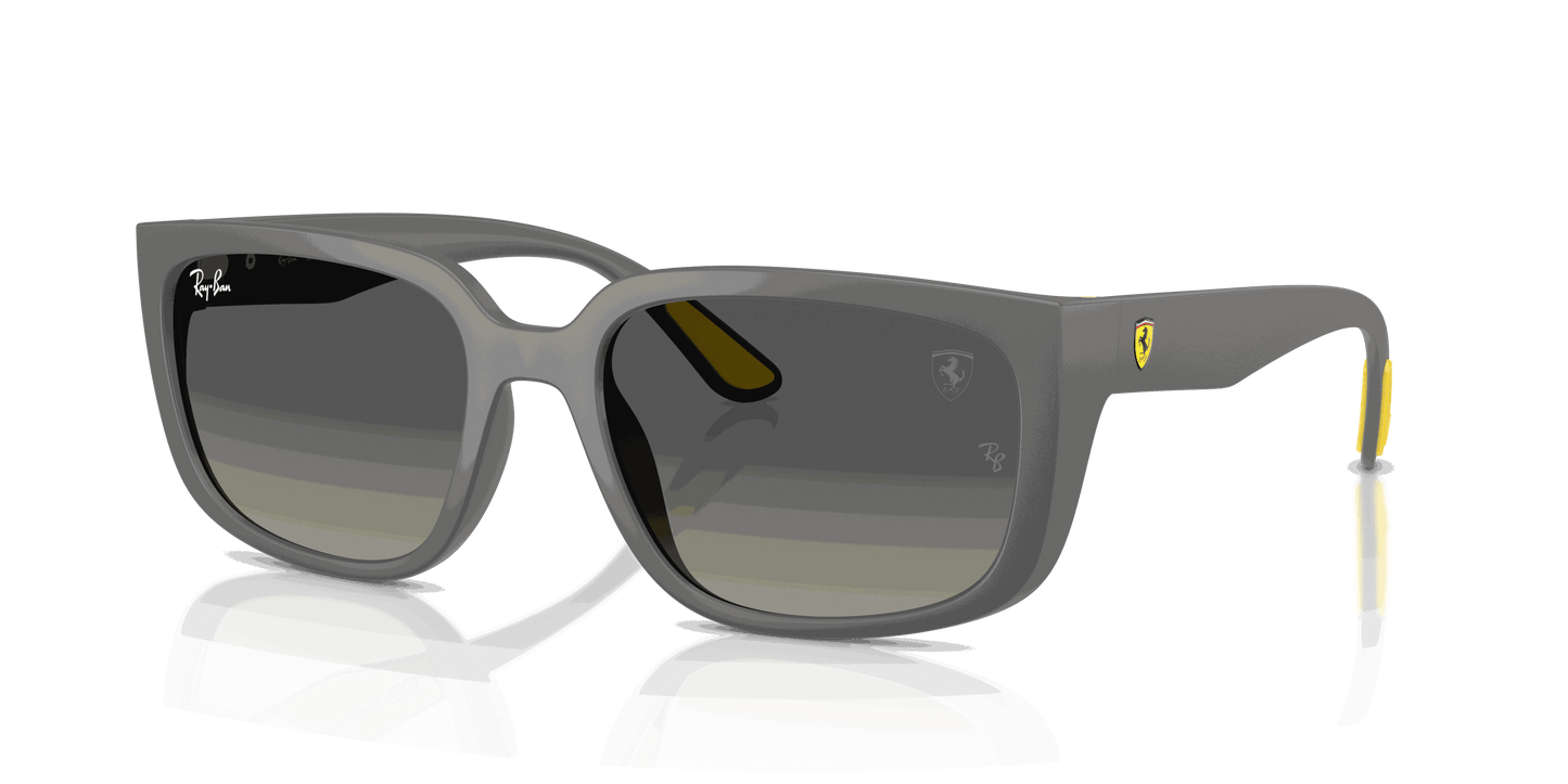 [Light Grey Gradient Lenses, Matte Grey Frame]