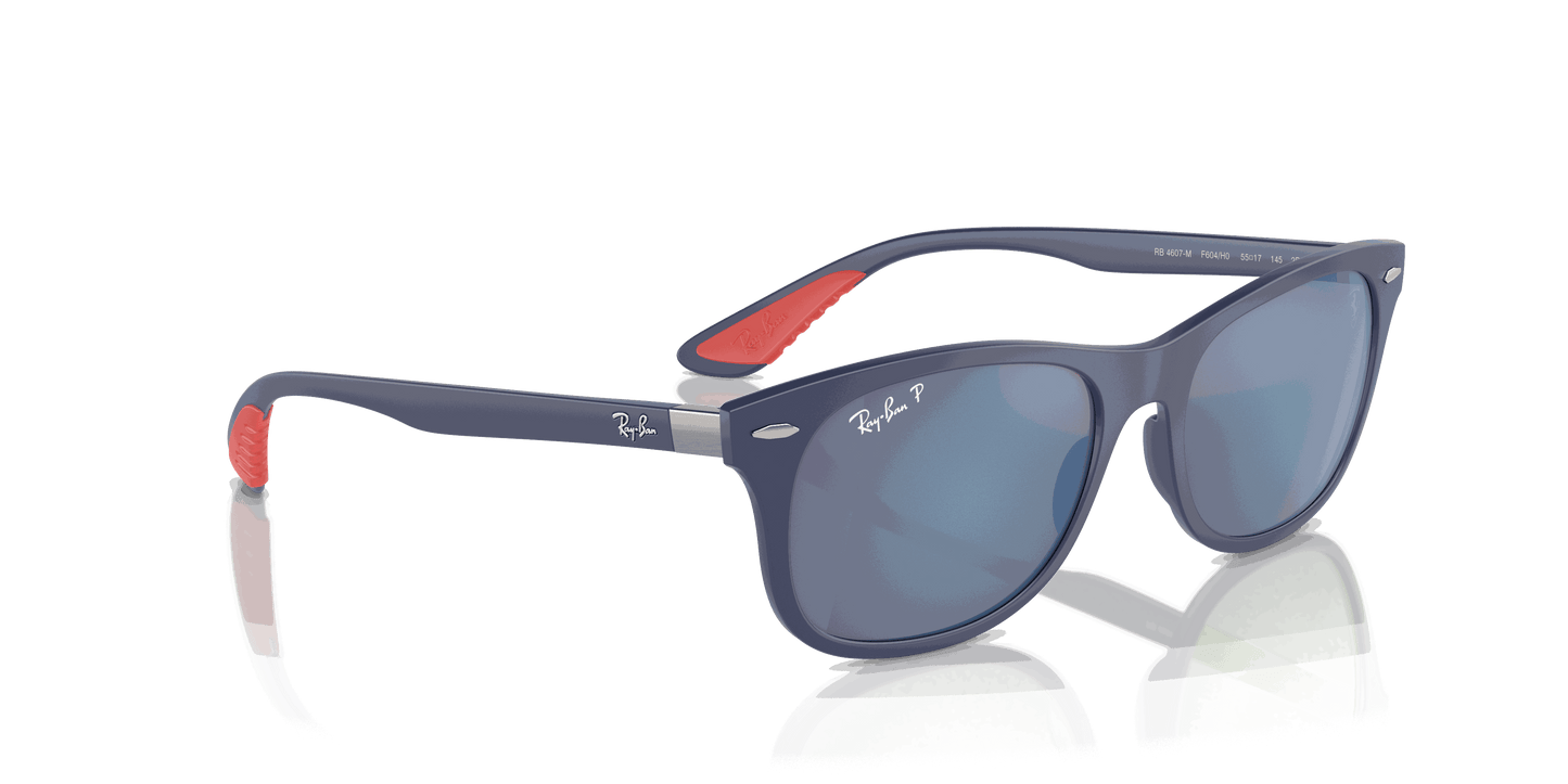 [Grey & Blue Lenses, Matte Blue Frame]