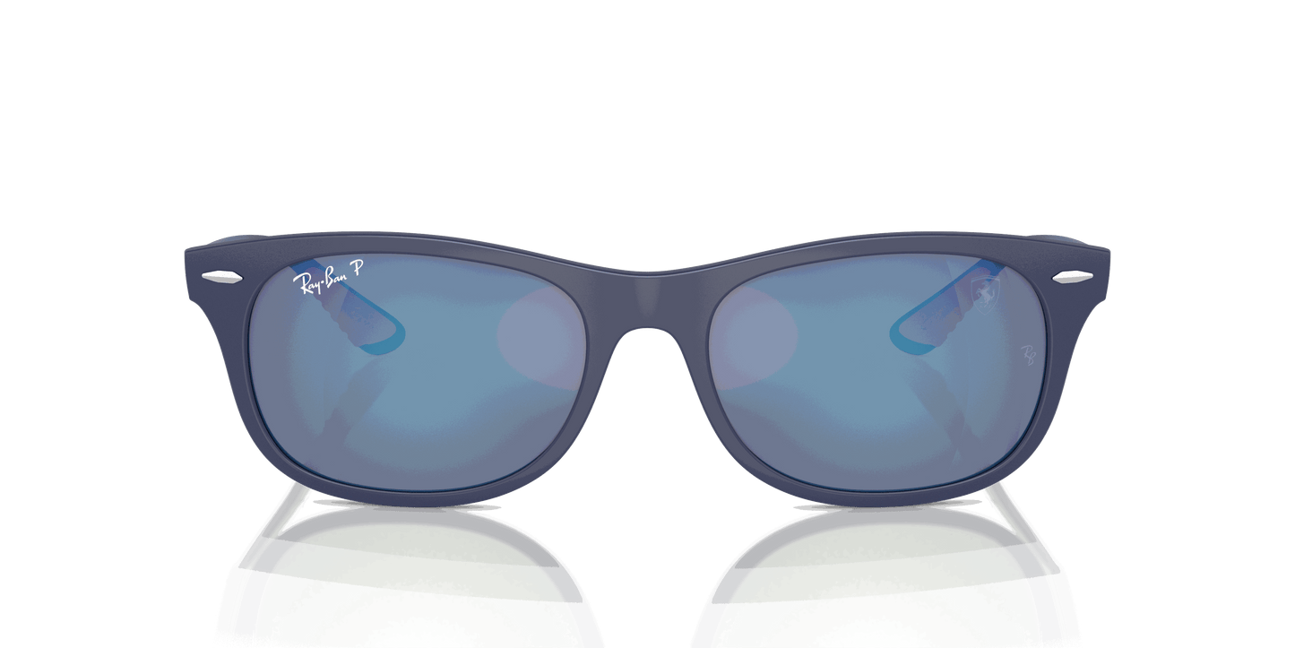 [Grey & Blue Lenses, Matte Blue Frame]