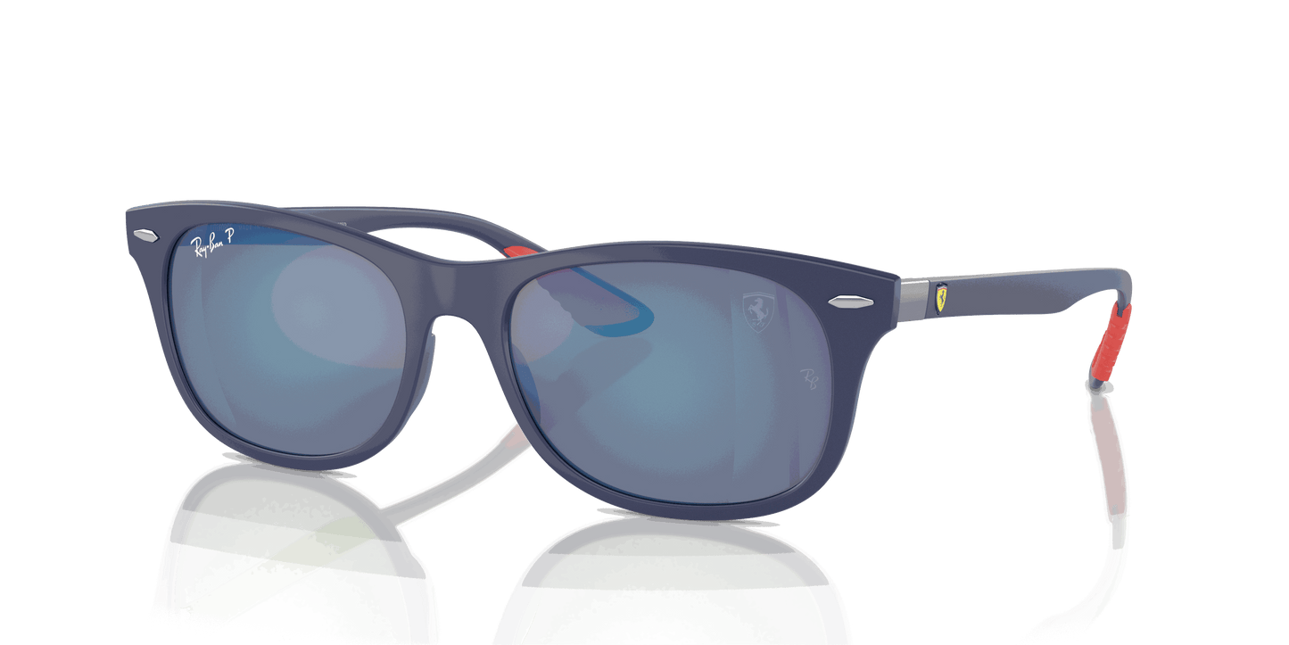 [Grey & Blue Lenses, Matte Blue Frame]