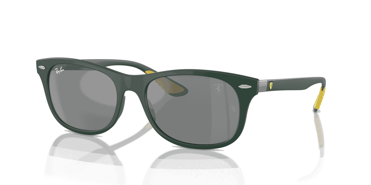 [Grey Lenses, Matte Green Frame]