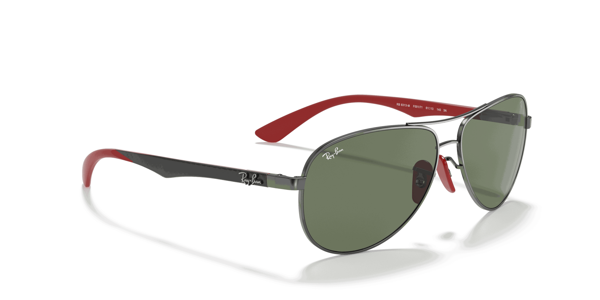 [Green Classic Lenses, Polished Gunmetal Frame]