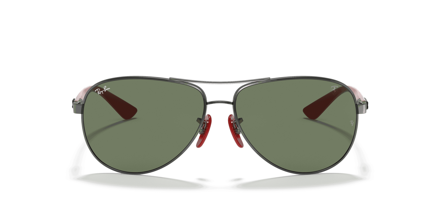 [Green Classic Lenses, Polished Gunmetal Frame]