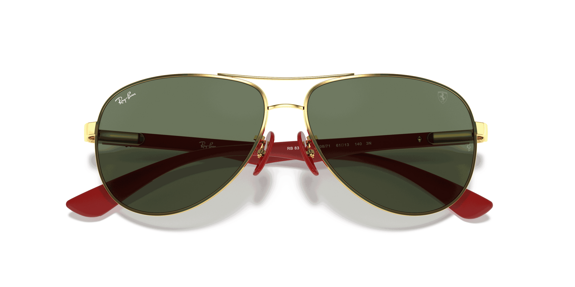 [Green Classic Lenses, Polished Arista Gold Frame]