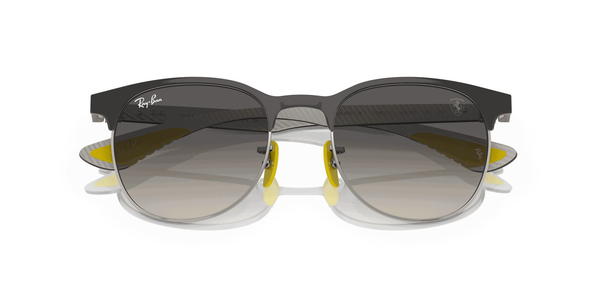 [Grey Gradient Lenses, Polished Grey On Silver Frame]