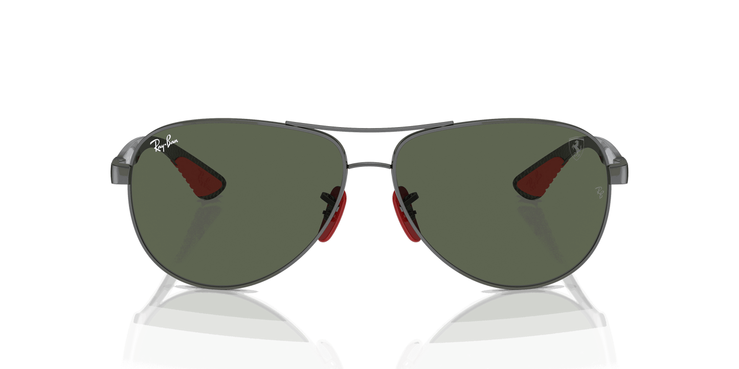 [Dark Green Lenses, Polished Gunmetal Frame]