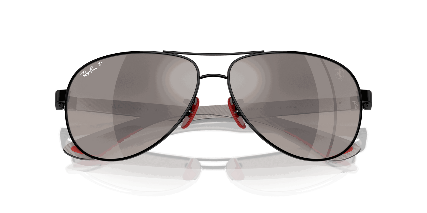 [Grey Lenses, Polished Black Frame]