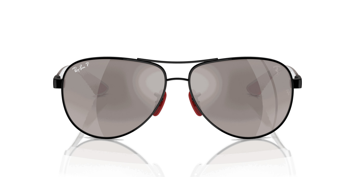 [Grey Lenses, Polished Black Frame]