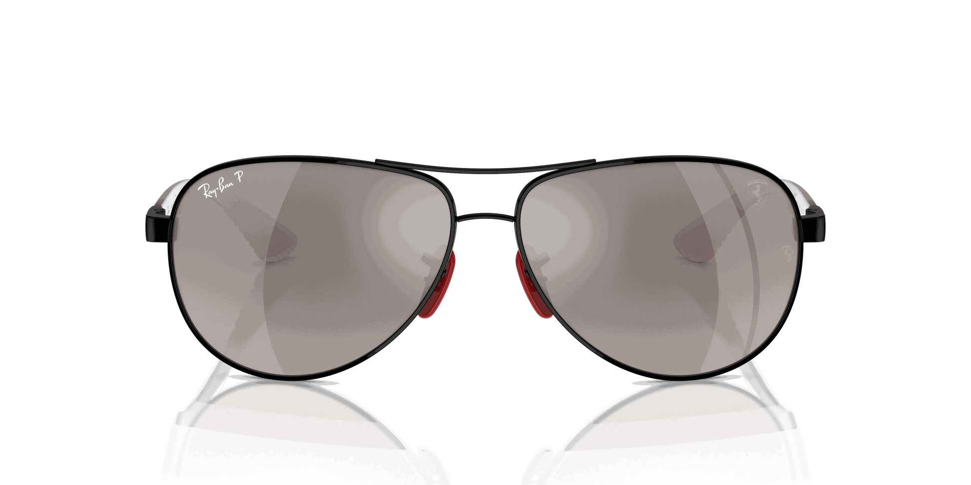 [Grey Lenses, Polished Black Frame]