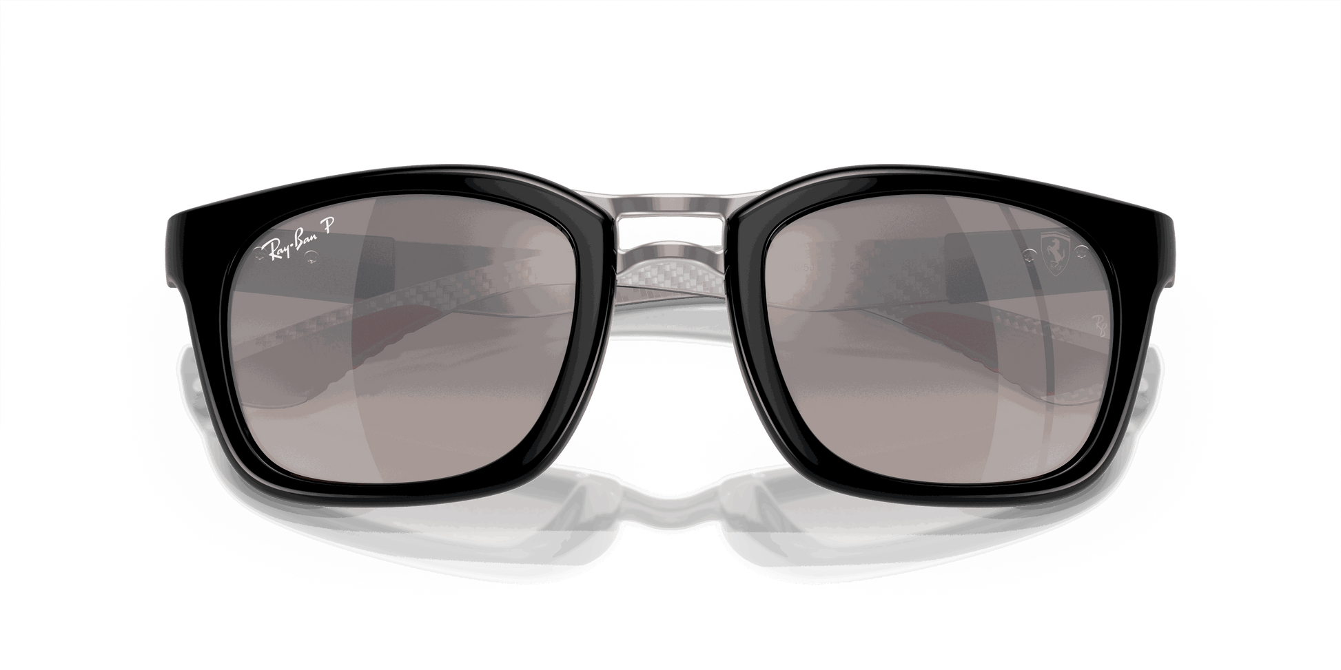 [Grey Lenses, Polished Black Frame]