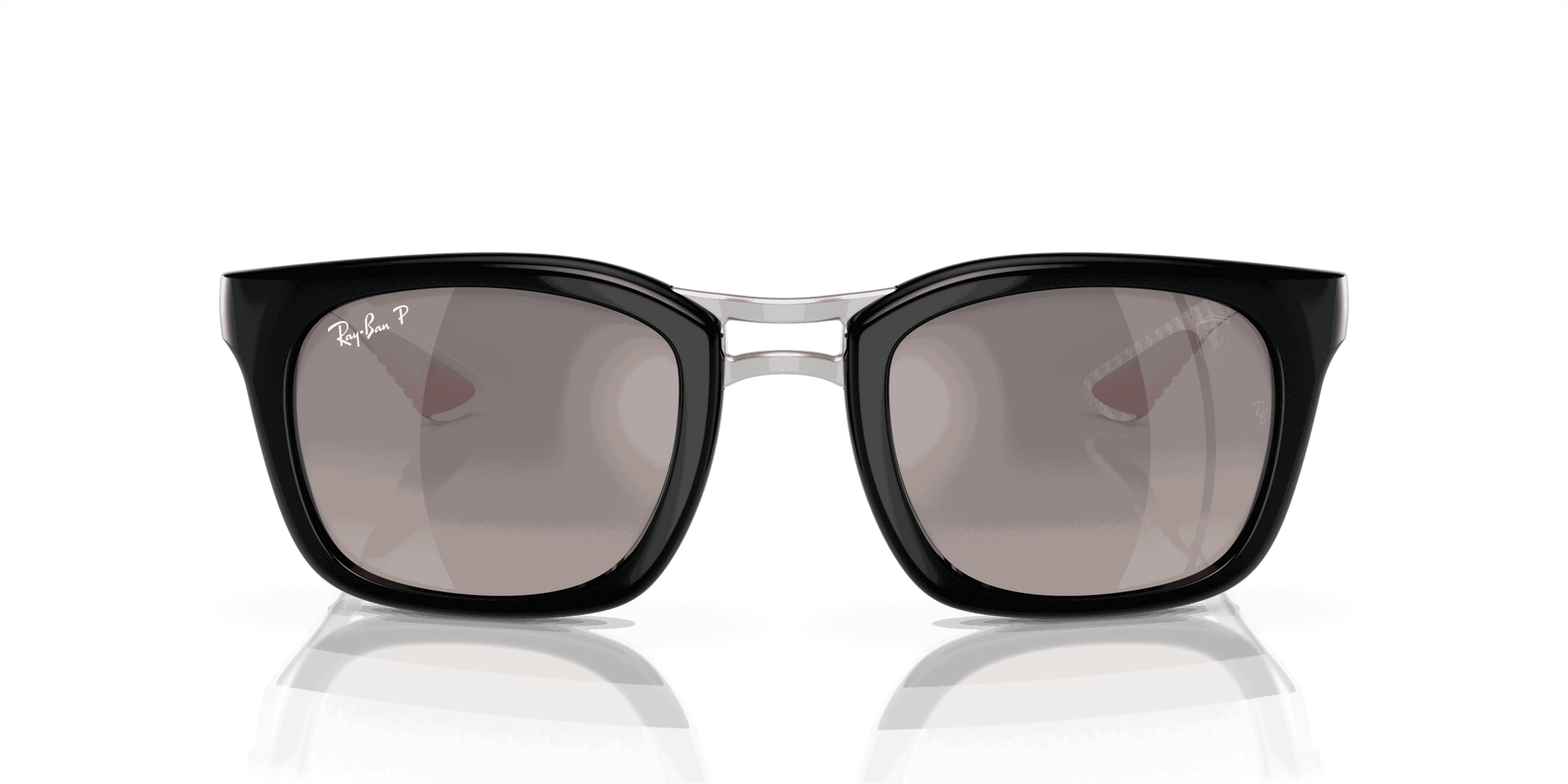 [Grey Lenses, Polished Black Frame]