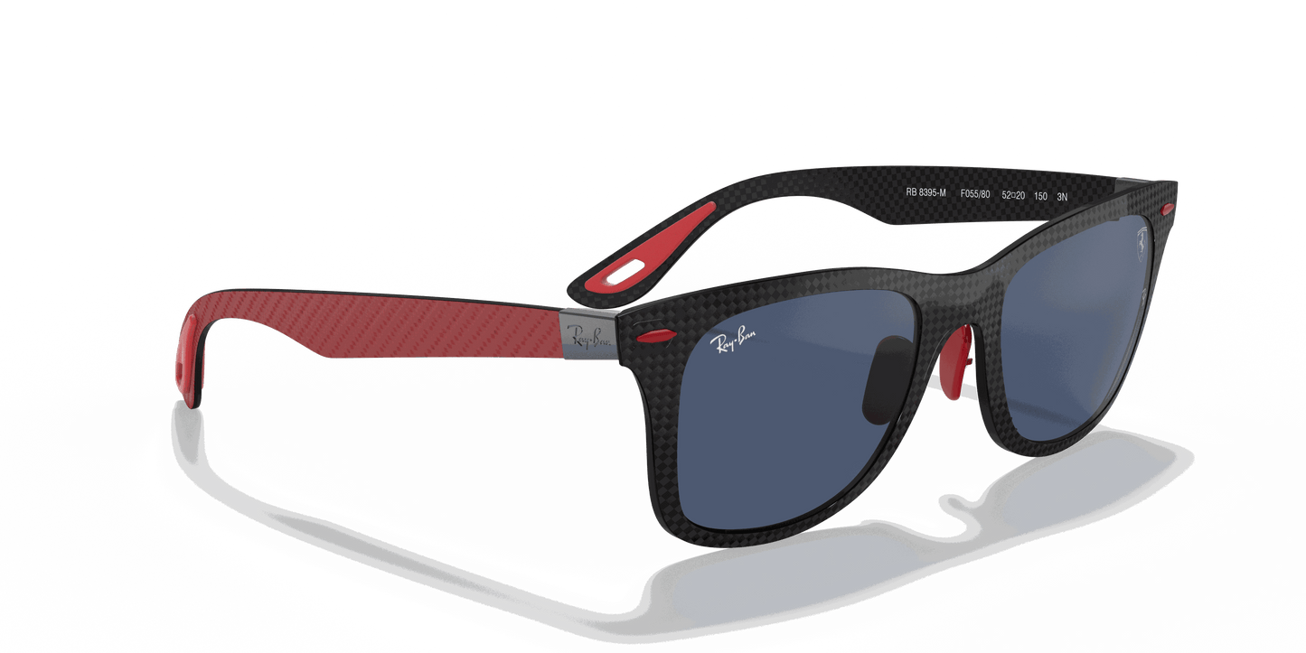 [Dark Blue Lenses, Matte Black Frame]