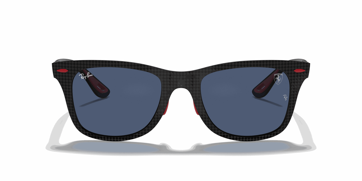 [Dark Blue Lenses, Matte Black Frame]