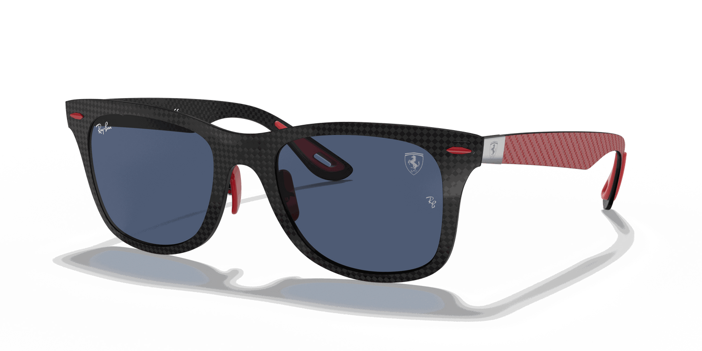 [Dark Blue Lenses, Matte Black Frame]