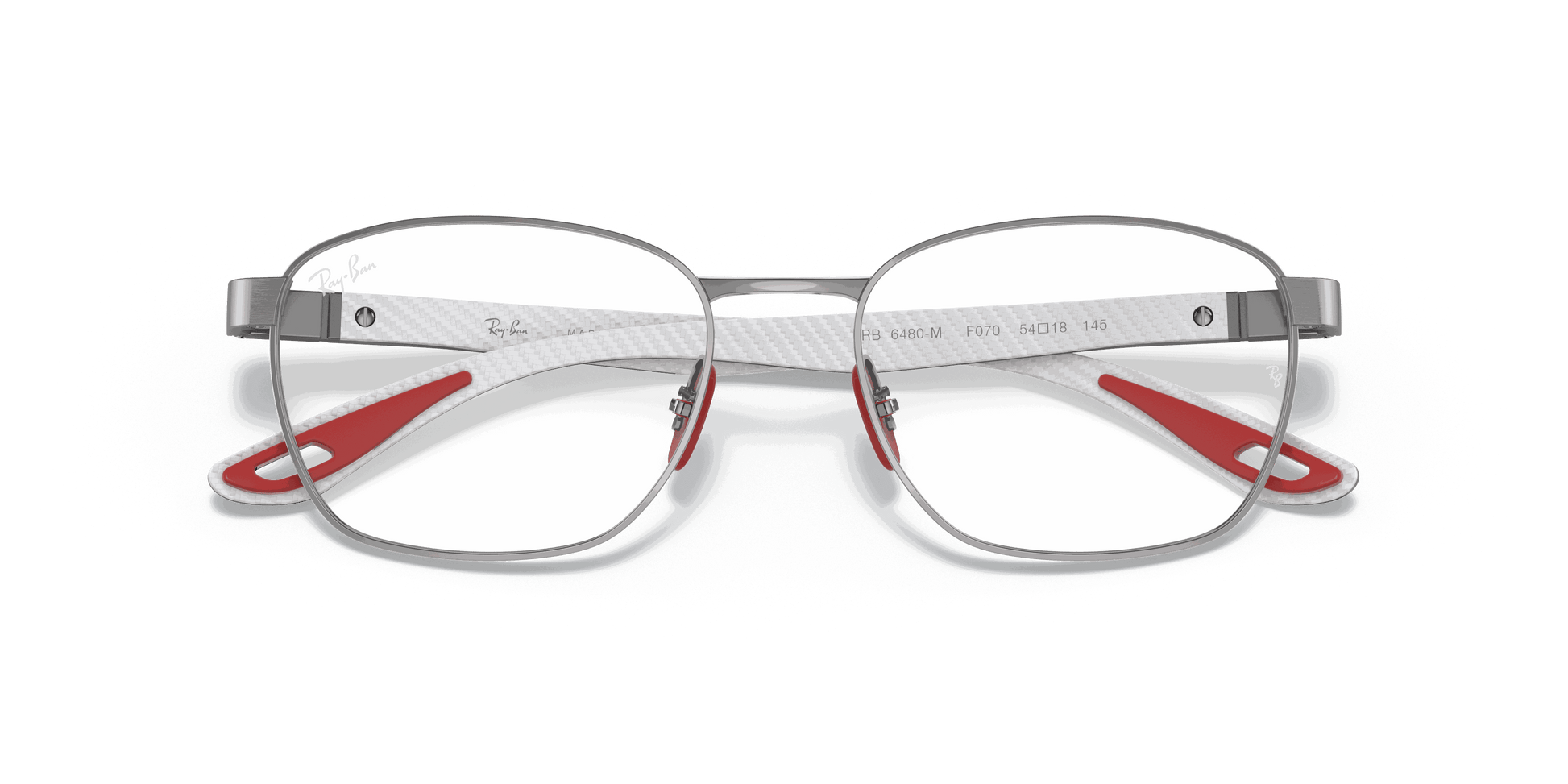 [Clear Lenses, Polished Gunmetal Frame]