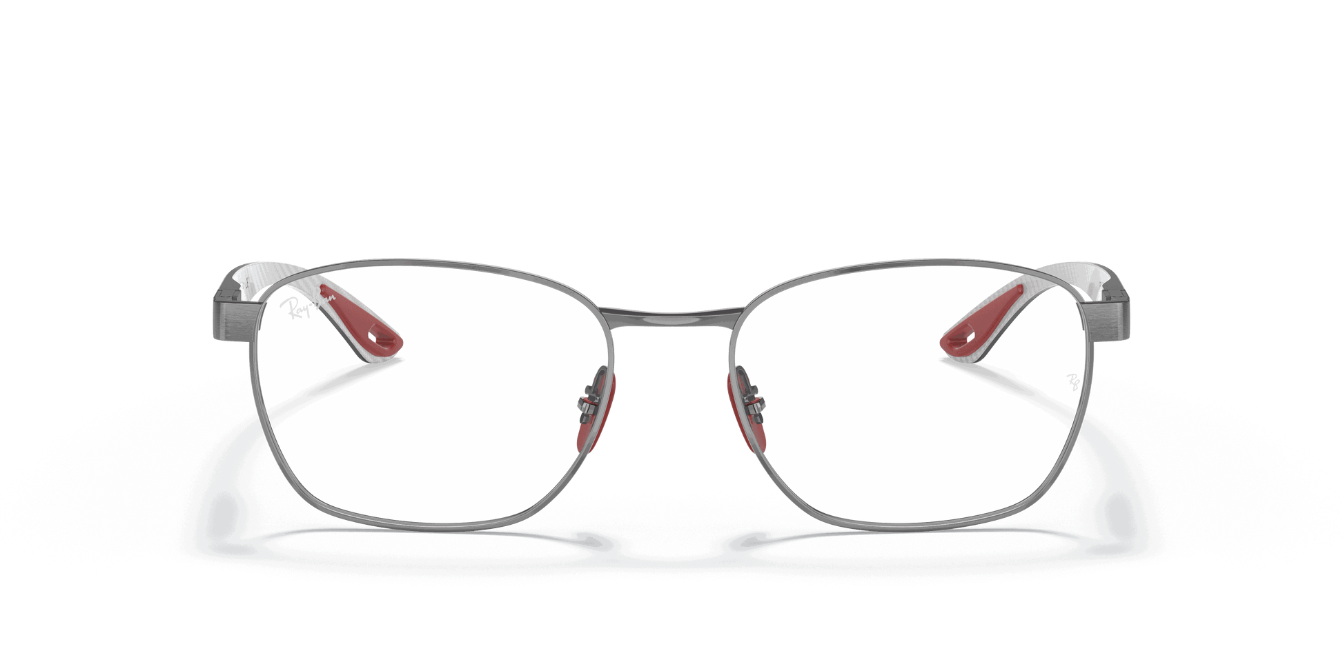 [Clear Lenses, Polished Gunmetal Frame]