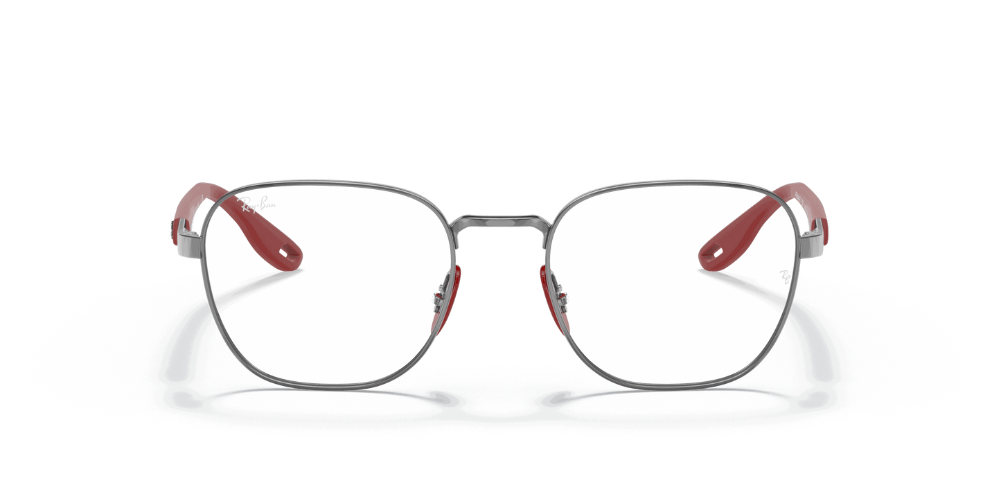 [Clear Lenses, Polished Gunmetal Frame]