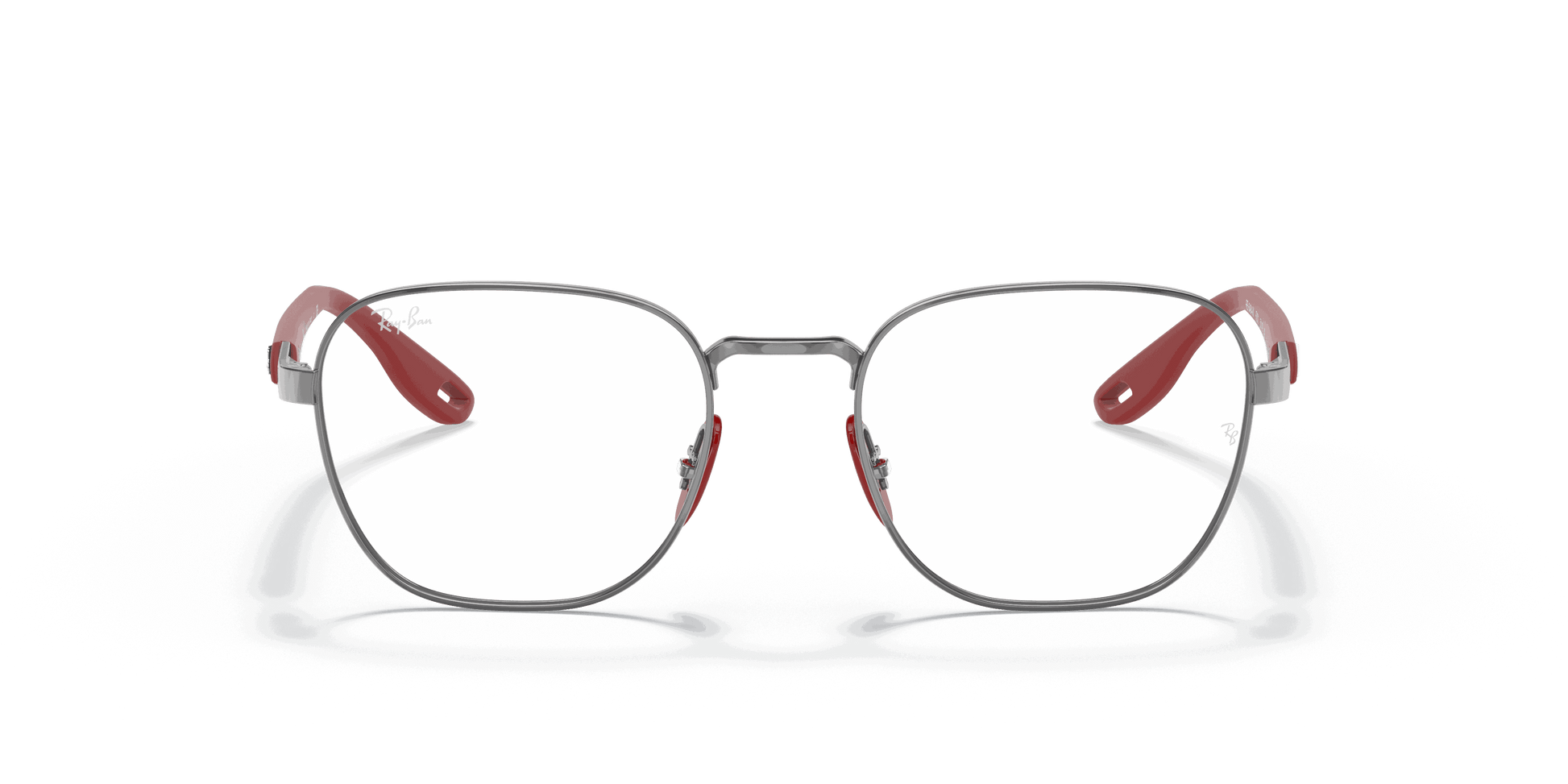 [Clear Lenses, Polished Gunmetal Frame]