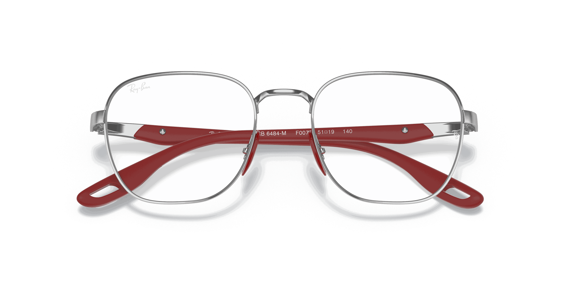 [Clear Lenses, Polished Silver Frame]