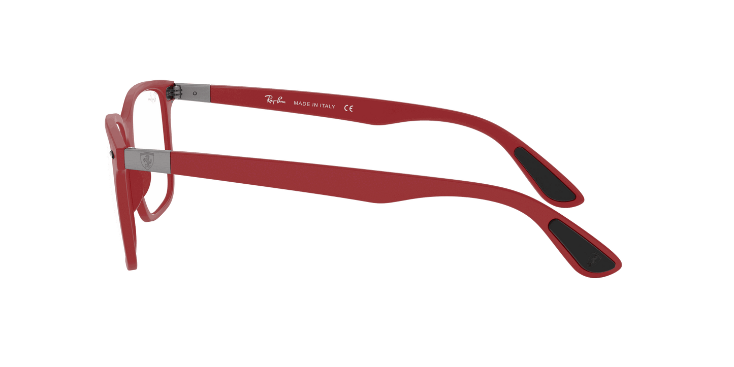 [Clear Lenses, Matte Red Frame]
