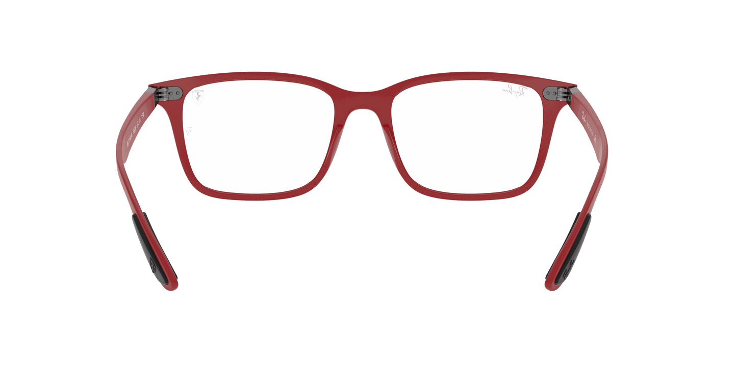 [Clear Lenses, Matte Red Frame]