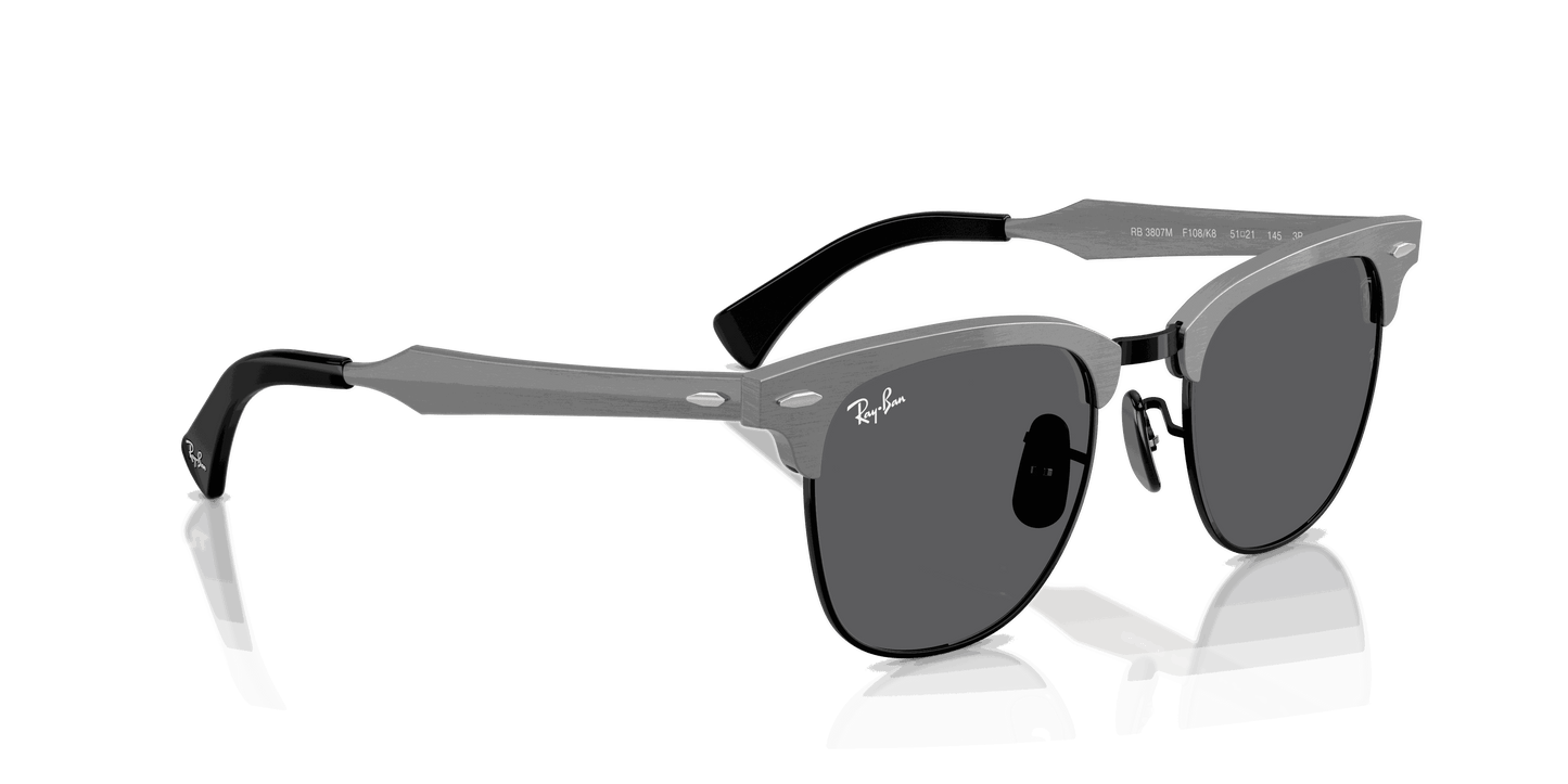[Polarized Dark Grey Lenses, Matte Brushed Grey On Black Frame]