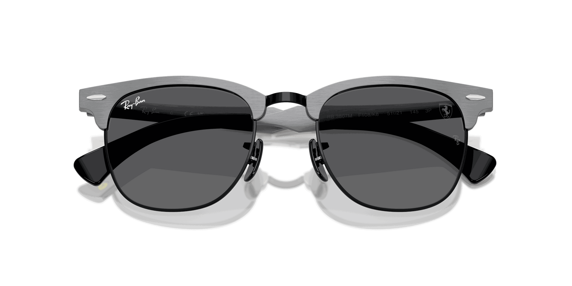 [Polarized Dark Grey Lenses, Matte Brushed Grey On Black Frame]