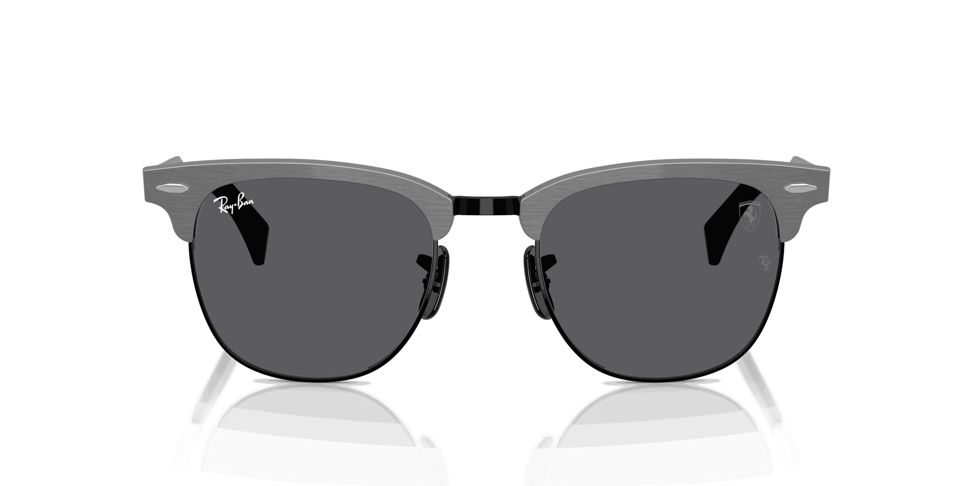 [Polarized Dark Grey Lenses, Matte Brushed Grey On Black Frame]
