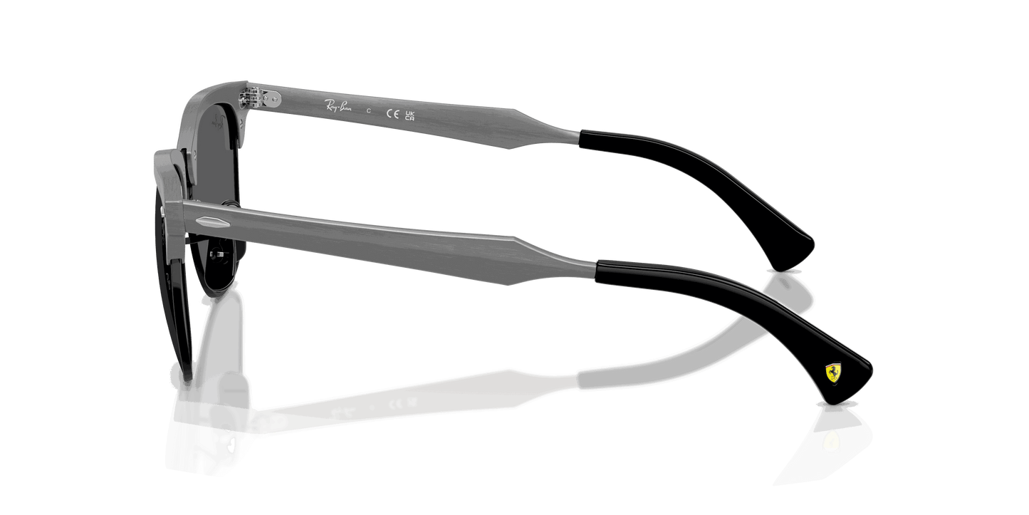 [Polarized Dark Grey Lenses, Matte Brushed Grey On Black Frame]